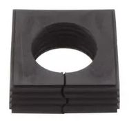 CABLE GROMMET, OPEN, TPE, BLACK