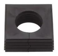 CABLE GROMMET, OPEN, TPE, BLACK