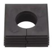 CABLE GROMMET, OPEN, TPE, BLACK