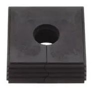 CABLE GROMMET, OPEN, TPE, BLACK