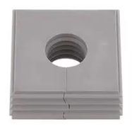 CABLE GROMMET, OPEN, TPE, GREY