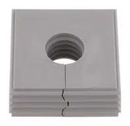 CABLE GROMMET, OPEN, TPE, GREY