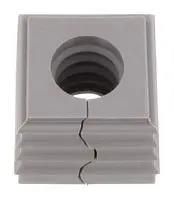 CABLE GROMMET, OPEN, TPE, GREY