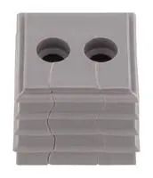 CABLE GROMMET, OPEN, TPE, GREY