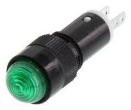 LED PILOT INDICATOR, GREEN, 10MM, 24V