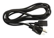 POWER CORD NEMA6-15P/IEC, 9.8FT, 10A BLACK