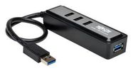 HUB, USB 3.0, 4PORT, TYPE A PLUG