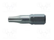 Screwdriver bit; Torx®; TX15; Overall len: 25mm; 2pcs. HÖGERT TECHNIK