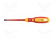 Screwdriver; slim; insulated; PlusMinus cross PH-type; SL/PH1 HÖGERT TECHNIK