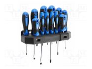 Kit: screwdrivers; Phillips,slot; Features: magnetic; 12pcs. HÖGERT TECHNIK