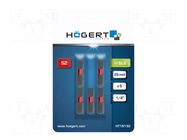 Screwdriver bit; slot; SL 6; Kind: impact; Overall len: 25mm; 5pcs. HÖGERT TECHNIK