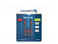 Screwdriver bit; slot; SL 6; Kind: impact; Overall len: 25mm; 5pcs. HÖGERT TECHNIK