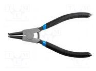 Pliers; for circlip; internal; 19÷60mm; Pliers len: 150mm; angular HÖGERT TECHNIK