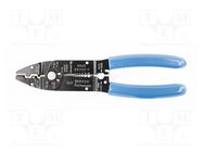 Multifunction wire stripper and crimp tool; 0.5÷6mm2; 215mm HÖGERT TECHNIK