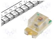 LED; SMD; 0603; amber; 90mcd; 1.6x0.8x0.45mm; 145°; 20mA; λd: 591nm BROADCOM (AVAGO)