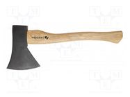 Axe; hardened steel; 400mm; 1kg; wood (hickory) HÖGERT TECHNIK