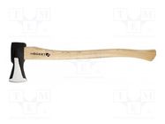 Axe; hardened steel; 700mm; 2kg; wood (hickory) HÖGERT TECHNIK