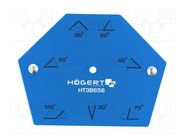 Try square; Kind: welding; magnetic; 22.5kg; hexagonal HÖGERT TECHNIK