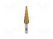 Drill bit; Ø: 4÷12mm; thin tinware HÖGERT TECHNIK