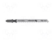 Hacksaw blade-set; wood,jigsaw; 100mm; 10teeth/inch; 5pcs. HÖGERT TECHNIK
