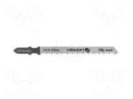 Hacksaw blade-set; wood,jigsaw; 100mm; 10teeth/inch; 5pcs. HÖGERT TECHNIK