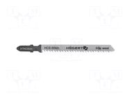 Hacksaw blade-set; wood,jigsaw; 100mm; 10teeth/inch; 5pcs. HÖGERT TECHNIK