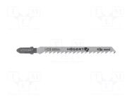 Hacksaw blade-set; wood,jigsaw; 100mm; 6teeth/inch; 5pcs. HÖGERT TECHNIK