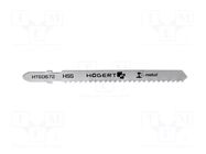 Hacksaw blade-set; metal,jigsaw; 100mm; 8teeth/inch; 5pcs. HÖGERT TECHNIK