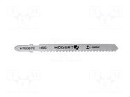 Hacksaw blade-set; metal,jigsaw; 100mm; 8teeth/inch; 5pcs. HÖGERT TECHNIK