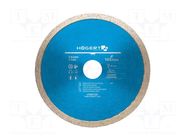 Cutting diamond wheel; Ø: 125mm; Øhole: 22.2mm; Disc thick: 1.6mm HÖGERT TECHNIK