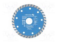 Cutting diamond wheel; Ø: 115mm; Øhole: 22.23mm; Disc thick: 2.2mm HÖGERT TECHNIK