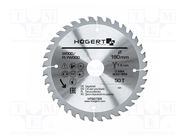 Circular saw; Ø: 190mm; Øhole: 30mm; W: 1.6mm; Teeth: 50 HÖGERT TECHNIK