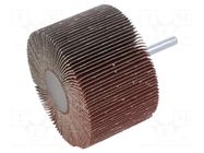 Grinding pin; Granularity: 80; Mounting: rod 6mm; flap,with lever PG PROFESSIONAL