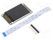 Display: TFT; 1.8"; 128x160; 35x55mm; Interface: GDI,SPI; 120° DFROBOT