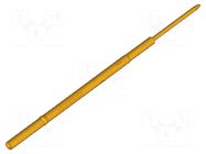 Test probe socket; Contact plating: gold-plated; KS-075; L: 40mm INGUN