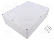 Enclosure: multipurpose; X: 230mm; Y: 300mm; Z: 86mm; polycarbonate GAINTA