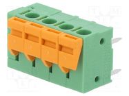 PCB terminal block; angled 90°; 5.08mm; ways: 4; on PCBs; terminal PHOENIX CONTACT