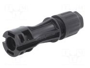 Connector: solar; plug; male; IP67; for cable; crimped; 60A; 10mm2 CABUR