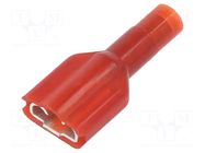 Terminal: flat; Avikrimp; straight; crimped; Contacts: brass; red MOLEX