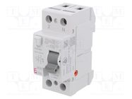 RCD breaker; Inom: 16A; Ires: 30mA; Poles: 2; 230V,400V; IP20; EFI ETI POLAM