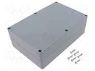 Enclosure: multipurpose; X: 146mm; Y: 222mm; Z: 75mm; ABS; light grey GAINTA