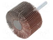 Grinding pin; Granularity: 120; Holder: plunger; 6mm; flap PG PROFESSIONAL