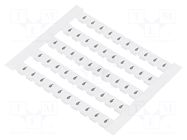 Marker; horizontal; white; 5mm; Marking: 6 WEIDMÜLLER