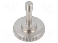 Knob; Ext.thread: M4; 15mm; stainless steel ELESA+GANTER