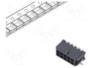 Connector: wire-board; socket; male; Micro-Fit 3.0; 3mm; PIN: 10 MOLEX