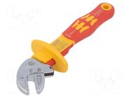 Wrench; insulated,adjustable,self-adjusting; Overall len: 119mm WERA