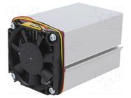 Heatsink: extruded; natural; L: 75mm; W: 50mm; H: 50mm; 1.38K/W; 12VDC 