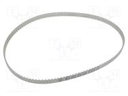 Timing belt; T5; W: 10mm; H: 2.2mm; Lw: 610mm; Tooth height: 1.2mm OPTIBELT