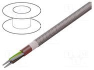 Wire; SiHF; 4G0.75mm2; Cu; stranded; silicone; brown-red; -60÷180°C HELUKABEL