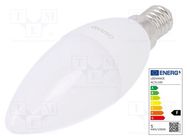 LED lamp; cool white; E14; 230VAC; 470lm; P: 5.7W; 6500K; CRImin: 80 ams OSRAM